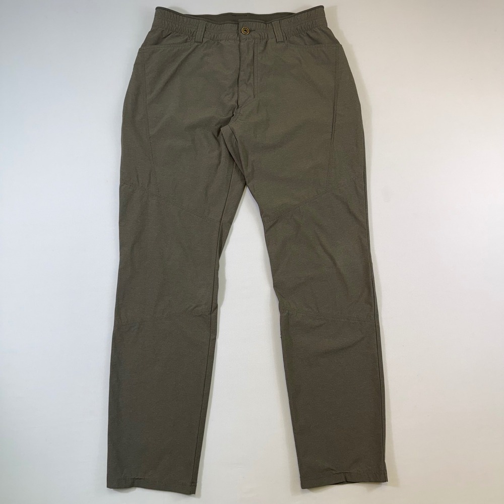 KUHL Deceptr Pants Mens 34x32 Dark Khaki Tuff Lite Stretch Hiking Travel Gorp